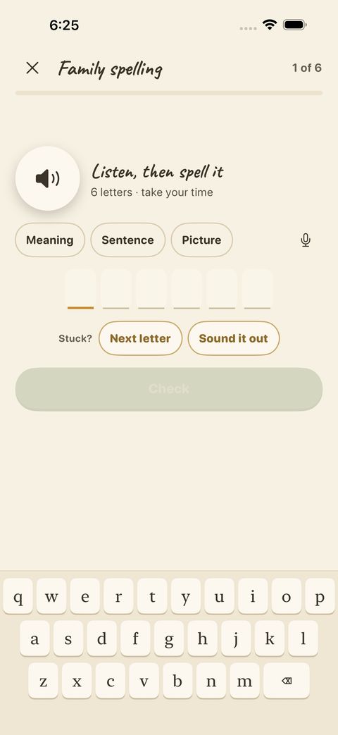 Family spelling: spell a word from the same family as one you know, using the family’s sound as the clue.
